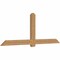 Ekena Millwork Eugene Smooth Timber Gable Bracket, Western Red Cedar, 96"W x 36"H x 3 1/2"D x 5 1/2"F, 9/12 Pitch GBW096X36X0406EUG00SWR - alternate 4